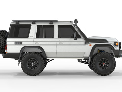 Toyota Land Cruiser LC70 2024 Model 3D