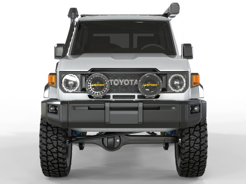 Toyota Land Cruiser LC70 2024 Model 3D