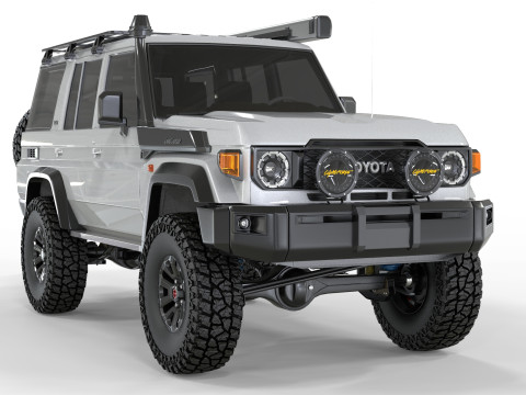 Toyota Land Cruiser LC70 2024 Model 3D