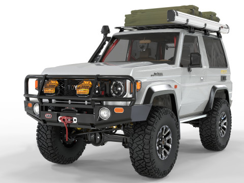 Toyota Land Cruiser Serie 70 2024 ARB 3D-Modell