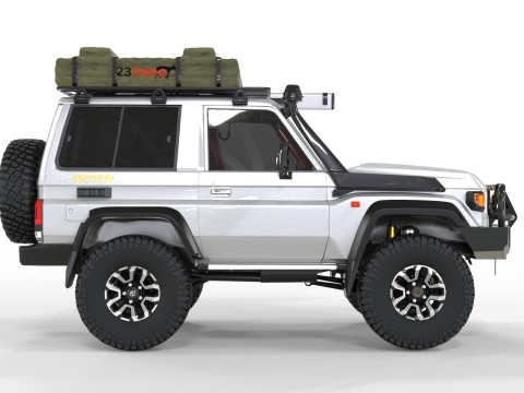 Toyota Land Cruiser Serie 70 2024 ARB 3D-Modell