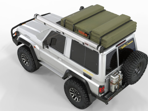 Toyota Land Cruiser Serie 70 2024 ARB 3D-Modell