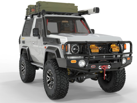 Toyota Land Cruiser Serie 70 2024 ARB 3D-Modell