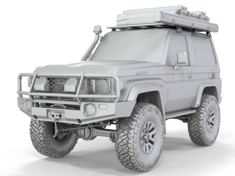 Toyota Land Cruiser Serie 70 2024 ARB 3D-Modell