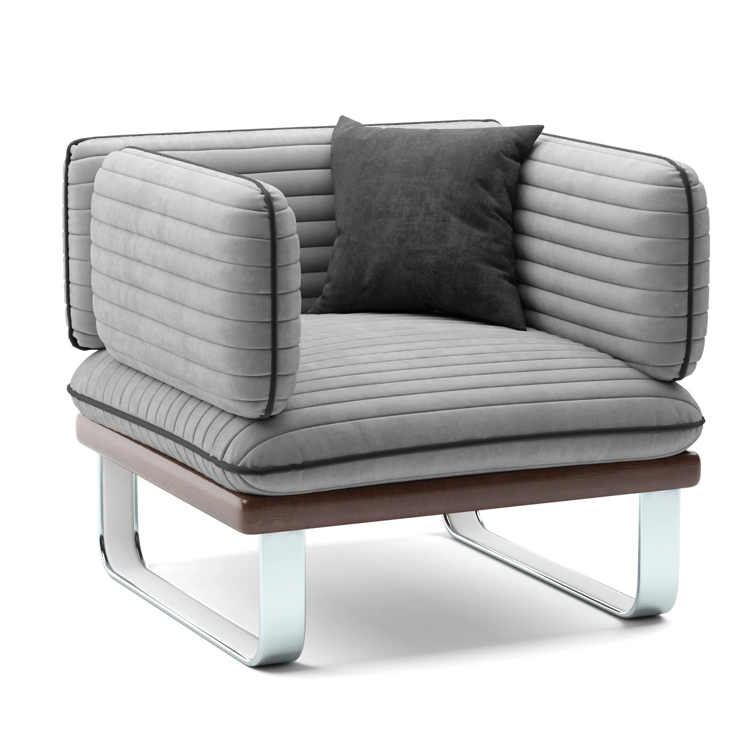 Armchair Outdoor Collection 3D Model .c4d .max .obj .3ds .fbx .stl .blend 