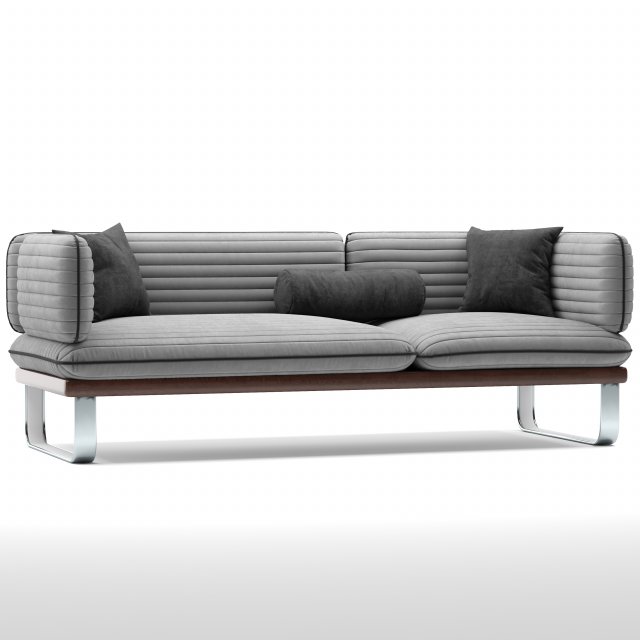 Sofa Outdoor Collection 3D Model .c4d .max .obj .3ds .fbx .stl .blend 
