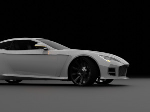 Zoroto reloaded - made up concept sportcar 3D-Modell