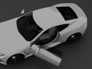 Zoroto reloaded - made up concept sportcar 3D-Modell