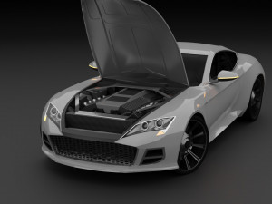 Zoroto reloaded - made up concept sportcar 3D-Modell