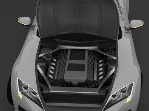 Zoroto reloaded - made up concept sportcar 3D-Modell