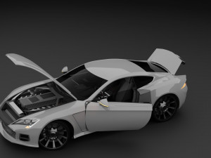Zoroto reloaded - made up concept sportcar 3D-Modell