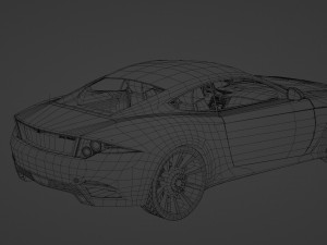 Zoroto reloaded - made up concept sportcar 3D-Modell