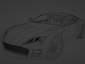 Zoroto reloaded - made up concept sportcar 3D-Modell