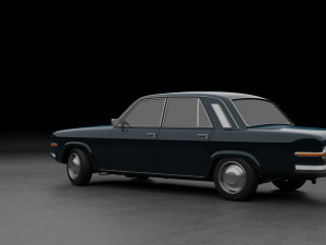 Generic 70s soviet sedan Model 3D