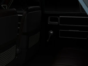 Generic 70s soviet sedan 3D Model