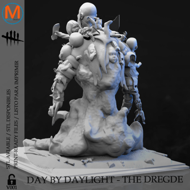 THE DREGDE - V001 3D Print Model .c4d .max .obj .3ds .fbx .stl .blend 
