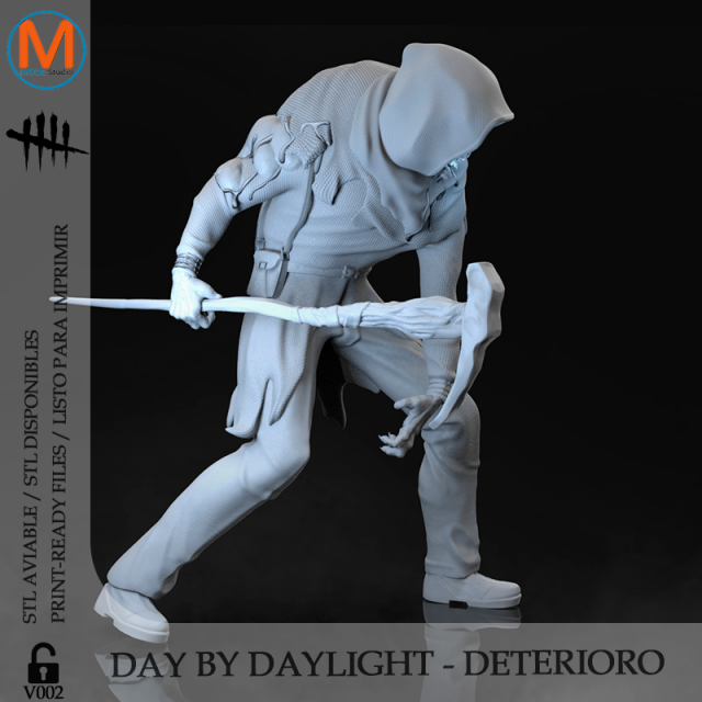 DETERIORO - DEAD BY DAYLIGHT - V002 3Dプリントモデル .c4d .max .obj .3ds .fbx .stl .blend 