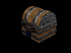 Empty Treasure Chest 3D 模型