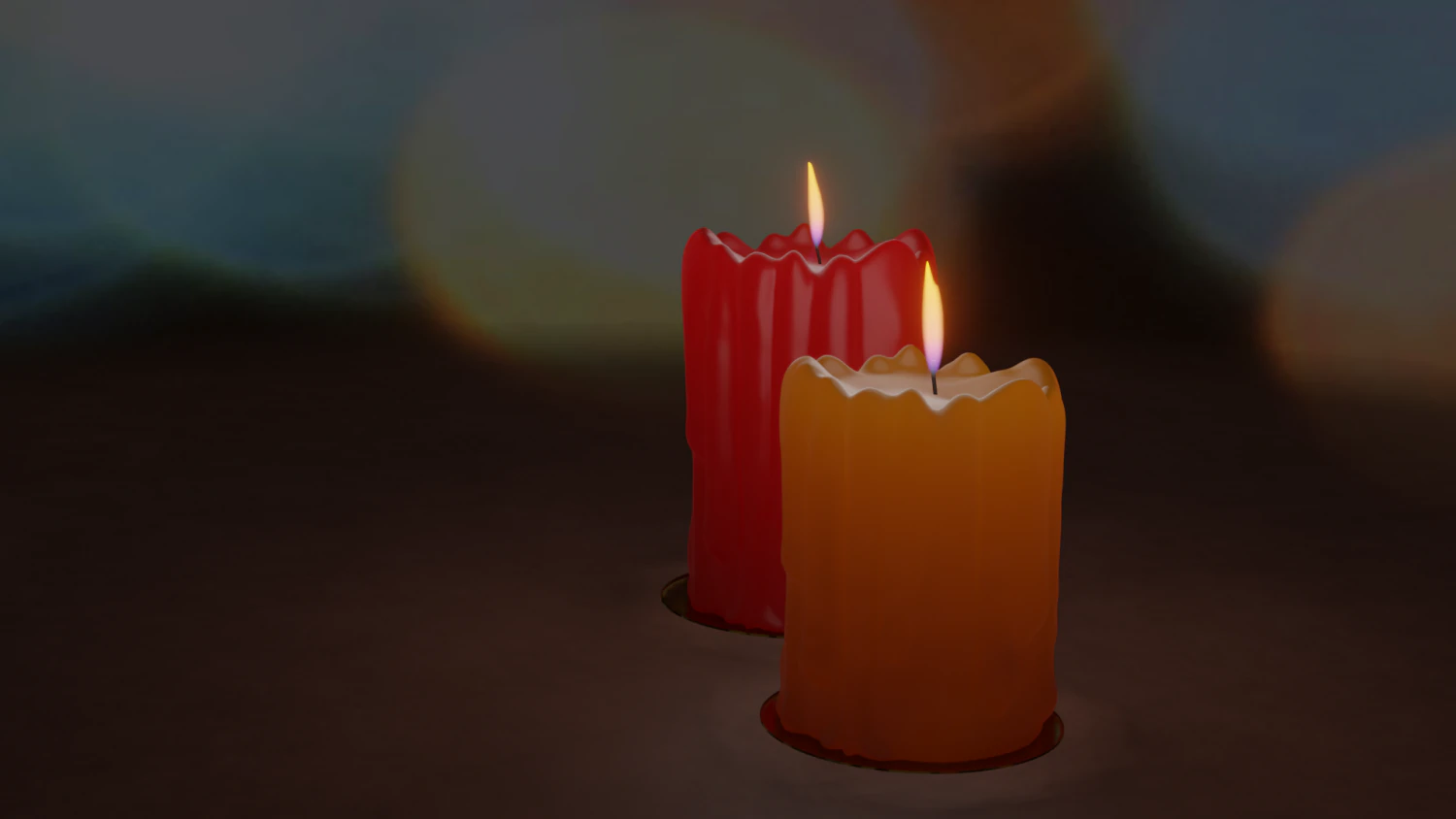 INTERACTIVE CANDLES 3D Model .c4d .max .obj .3ds .fbx .stl .blend 