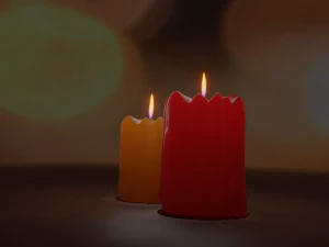 INTERACTIVE CANDLES 3D Model