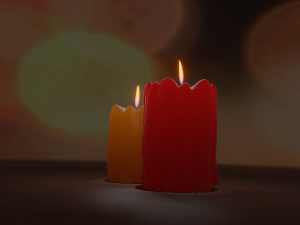 INTERACTIVE CANDLES Modelo 3D