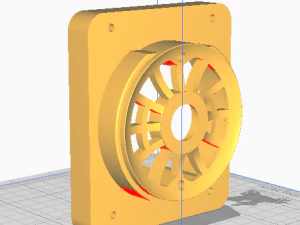 Makita lawn mower motor cover 3D Model