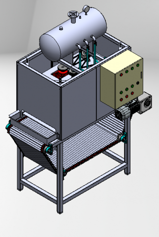 Conveyor 3D Model .c4d .max .obj .3ds .fbx .stl .blend