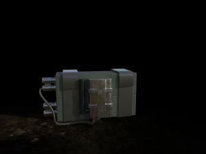 Customizable Explosive and Detonator 3D Model