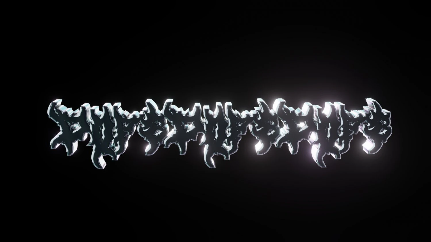 Animated chrome type 3D Model .c4d .max .obj .3ds .fbx .stl .blend