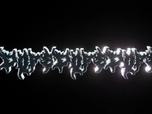 Animowany typ chromowany Model 3D