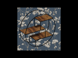 Wooden Wall Shelf Modelo 3D