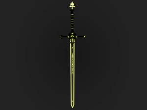 Holy Sword 3D Model