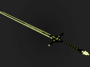 Holy Sword 3D Model