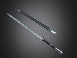 Bastard Sword Modelo 3D