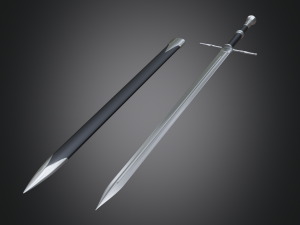 Bastard Sword 3Dモデル