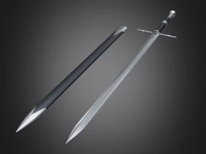 Bastard Sword 3D Model