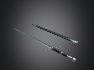Bastard Sword 3Dモデル
