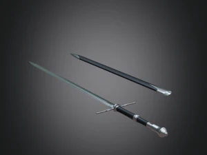 Bastard Sword 3D Model