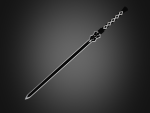 Dark repulser sword 3D 模型