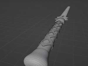 Dark repulser sword 3D 模型