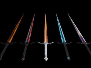 Collection &Eacute;p&eacute;e per&ccedil;ante Dragon Modèle 3D