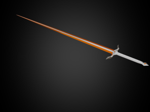 Collection Dragon piercing sword Modelo 3D