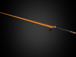 Collection Dragon piercing sword Modelo 3D
