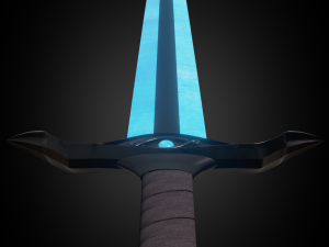 Collection Dragon piercing sword Modelo 3D
