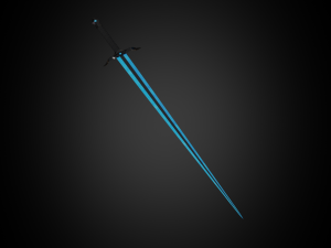 Collection Dragon piercing sword Modelo 3D