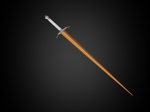Collection Dragon piercing sword Modelo 3D