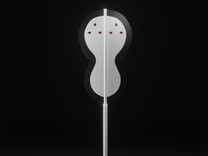 Fixture Gunbai Madara and Obito low-poly Low-poly Modelo 3D