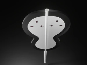 Fixture Gunbai Madara and Obito low-poly Low-poly 3D Model