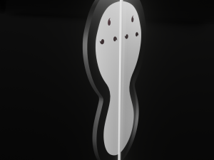 Fixture Gunbai Madara and Obito low-poly Low-poly Modelo 3D