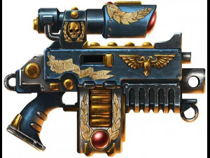 Warhammer 40k Sternguard Bolter 45cm 3D Print Model